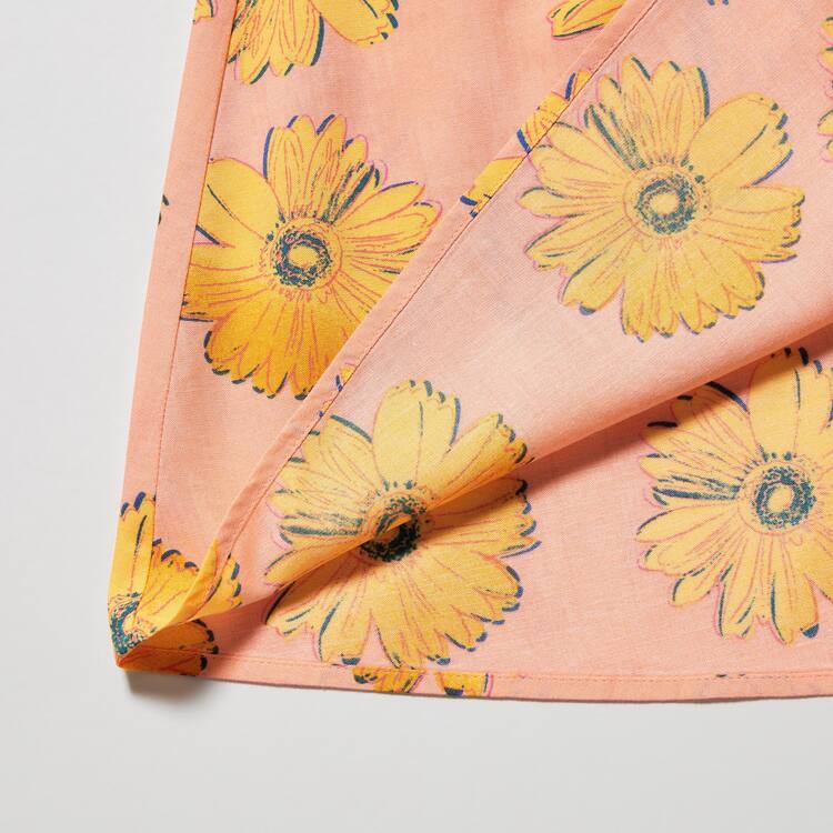 Uniqlo Andy Warhol Flowers Podkategória Ut Camisole Saty Detske Svetlo Oranžové | APCNHF-125