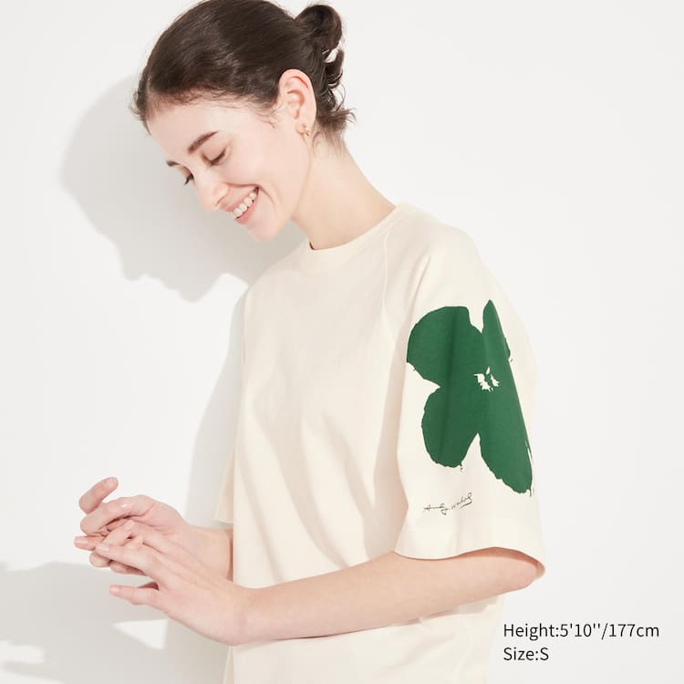 Uniqlo Andy Warhol Flowers Podkategória Ut Grafika Tricko Damske Biele | COABXK-912