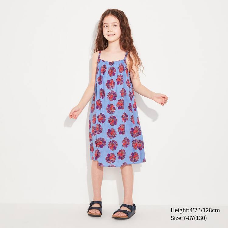 Uniqlo Andy Warhol Flowers Podkategória Ut Camisole Saty Detske Modre | FHDZLT-264