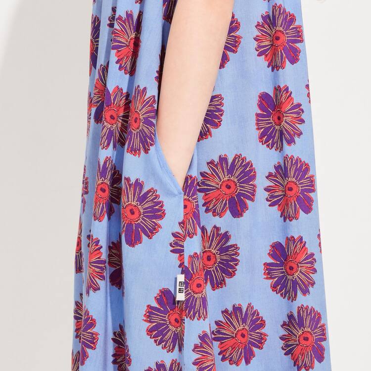 Uniqlo Andy Warhol Flowers Podkategória Ut Camisole Saty Detske Modre | FHDZLT-264