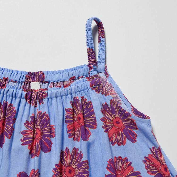 Uniqlo Andy Warhol Flowers Podkategória Ut Camisole Saty Detske Modre | FHDZLT-264