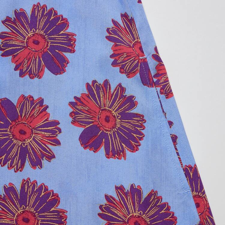 Uniqlo Andy Warhol Flowers Podkategória Ut Camisole Saty Detske Modre | FHDZLT-264