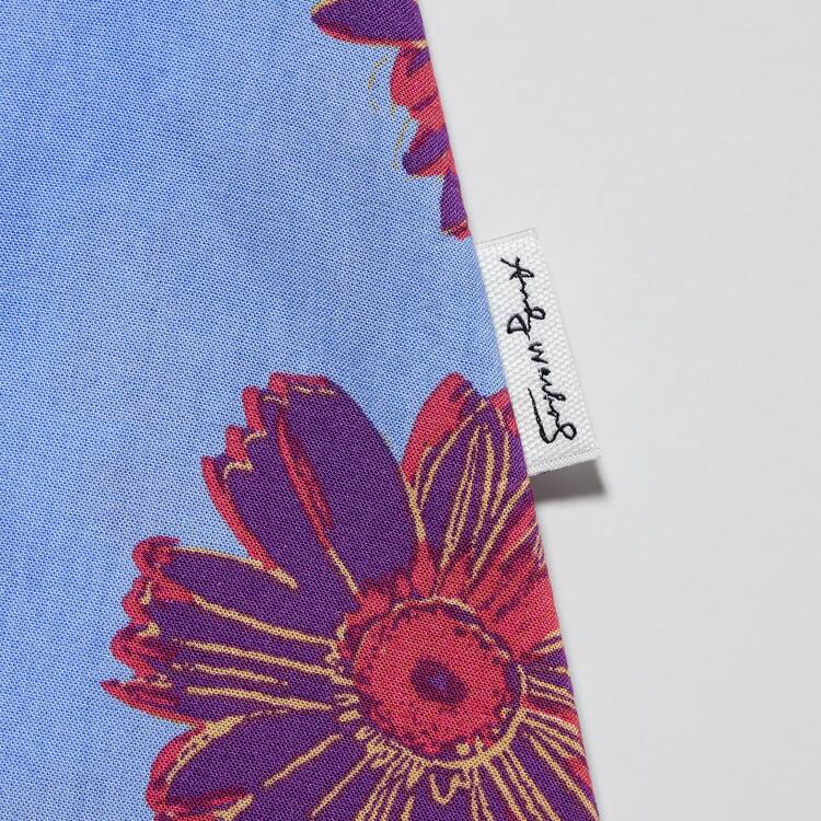 Uniqlo Andy Warhol Flowers Podkategória Ut Camisole Saty Detske Modre | FHDZLT-264