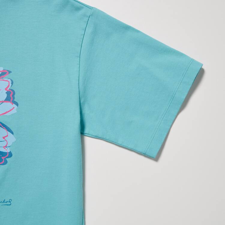 Uniqlo Andy Warhol Flowers Podkategória Ut Grafika Tricko Damske Zelene | IRDZWT-812