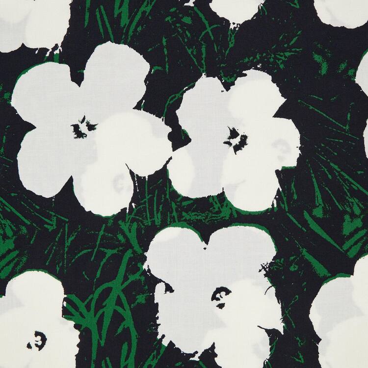 Uniqlo Andy Warhol Flowers Podkategória Ut Gathered Camisole Saty Damske Tmavo Zelene | JNRMQY-269