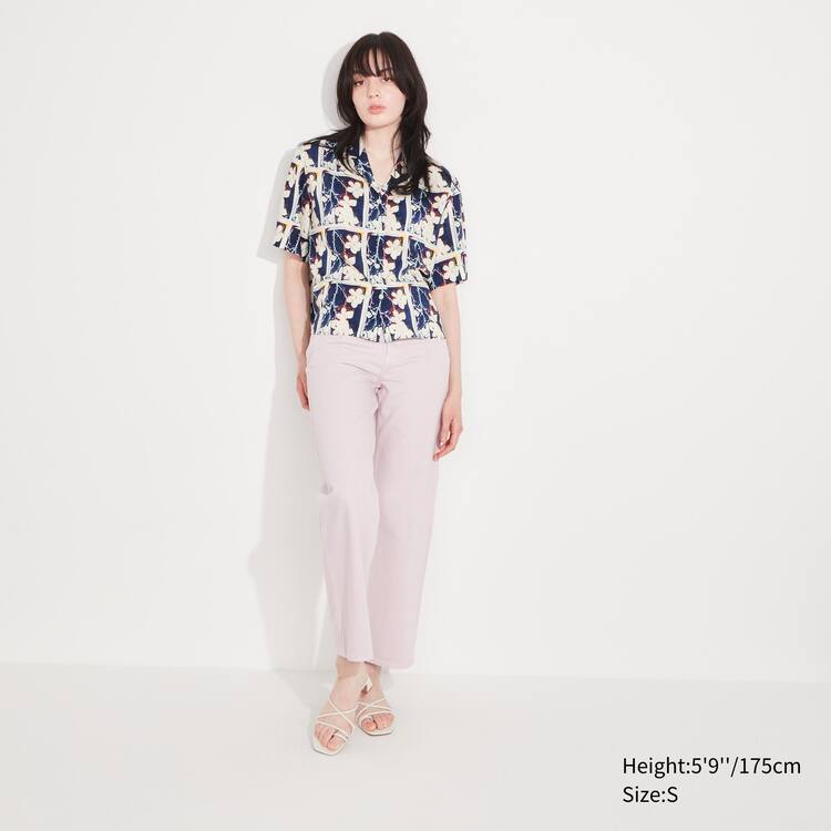 Uniqlo Andy Warhol Flowers Podkategória Ut Printed Open Collar Kratke Sleeved Kosele Damske Biele | QKMXCE-179