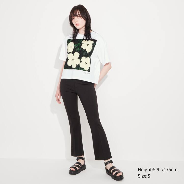 Uniqlo Andy Warhol Flowers Podkategória Ut Grafika Tricko Damske Biele | SIGJNR-734