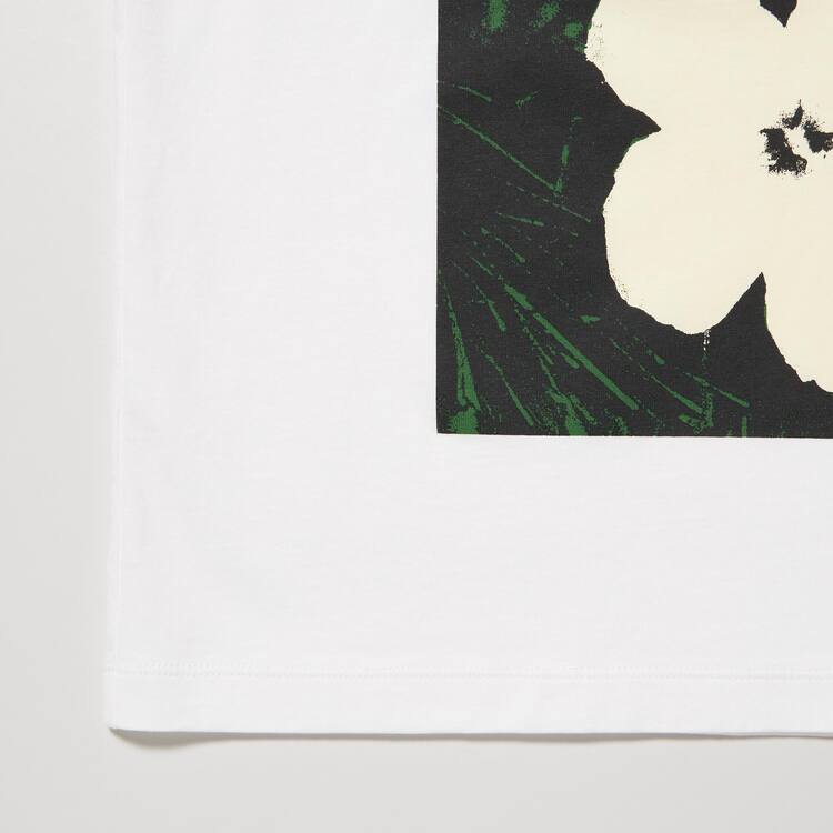 Uniqlo Andy Warhol Flowers Podkategória Ut Grafika Tricko Damske Biele | SIGJNR-734