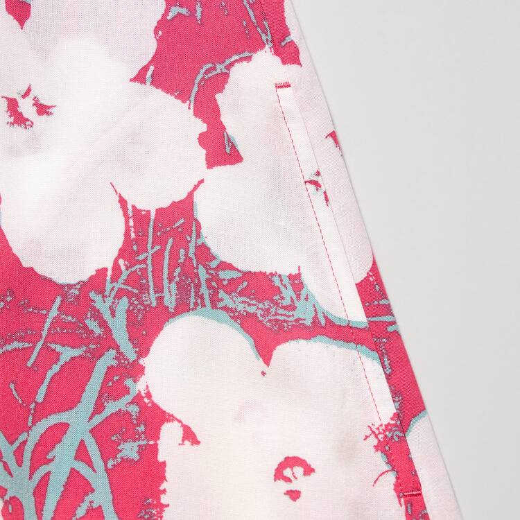 Uniqlo Andy Warhol Flowers Podkategória Ut Camisole Saty Detske Ruzove | UHEQXZ-653
