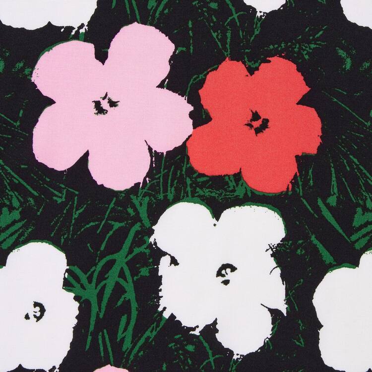 Uniqlo Andy Warhol Flowers Podkategória Ut Camisole Saty Detske Ruzove | WJIEAS-712
