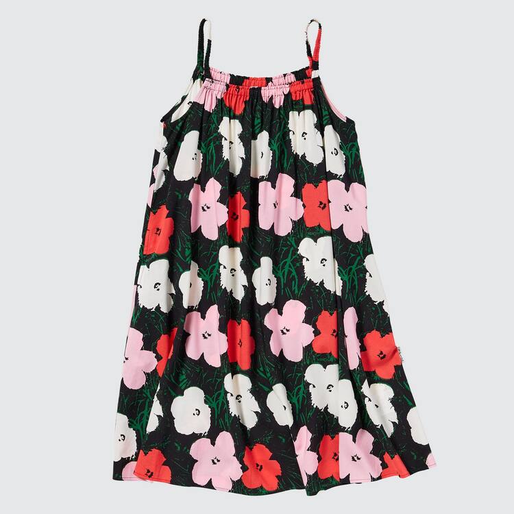Uniqlo Andy Warhol Flowers Podkategória Ut Camisole Saty Detske Ruzove | WJIEAS-712