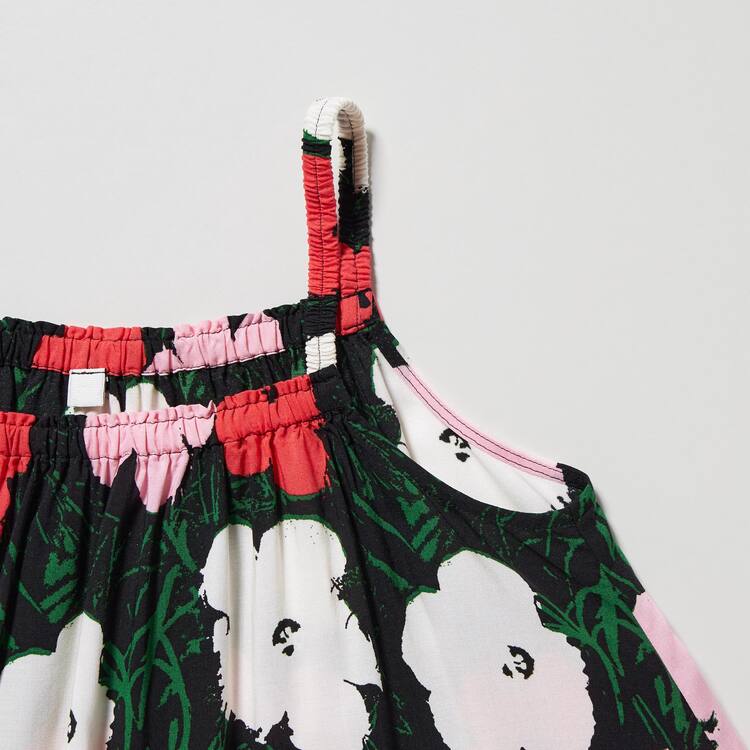 Uniqlo Andy Warhol Flowers Podkategória Ut Camisole Saty Detske Ruzove | WJIEAS-712