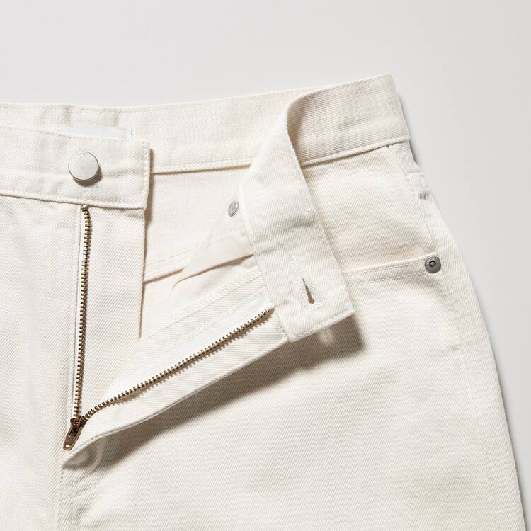 Uniqlo Baggy Džínsy Damske Biele | FBZIYW-581