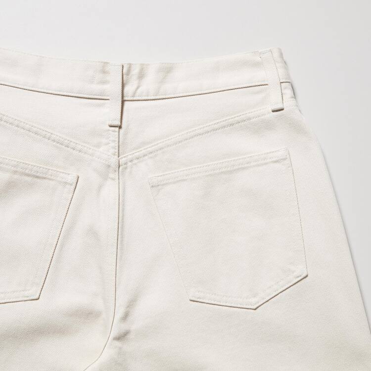 Uniqlo Baggy Džínsy Damske Biele | FBZIYW-581