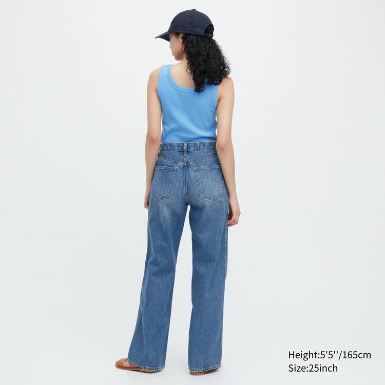 Uniqlo Baggy Džínsy Damske Modre | PYCBWA-672
