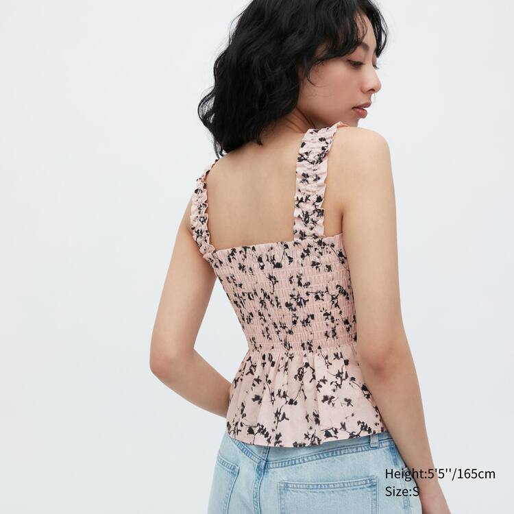 Uniqlo Bavlnene Bez Rukavov Blúzky Damske Ruzove | JEKXOB-971