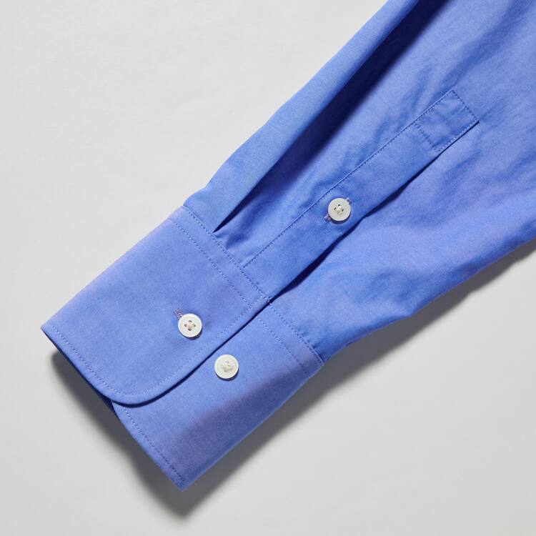 Uniqlo Bavlnene Chambray Long Sleeved Kosele Damske Modre | RPUOCL-623