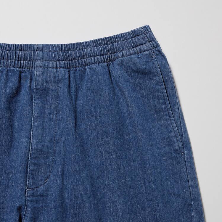 Uniqlo Bavlnene Denim Relaxed Fit Ankle Length Nohavice Panske Modre | FPXUHJ-740
