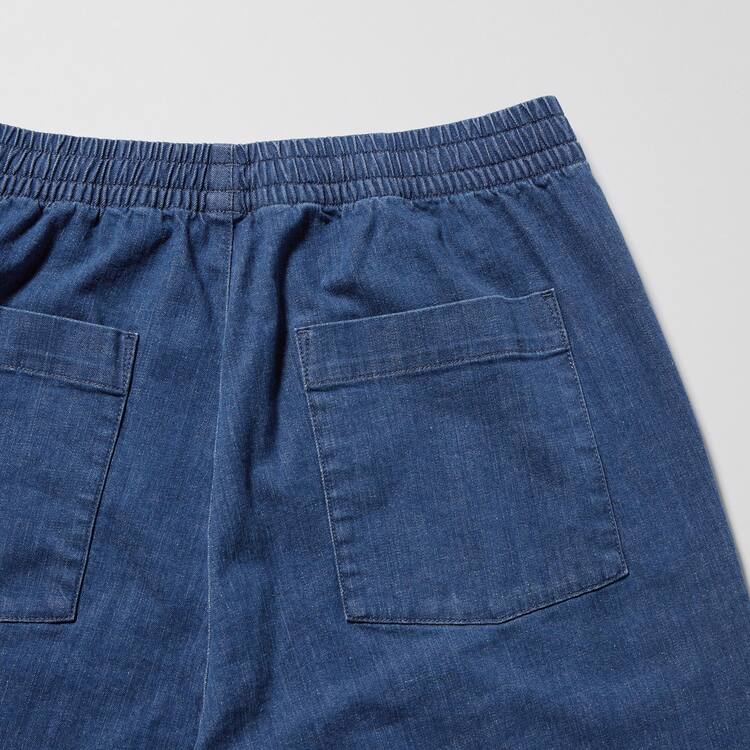 Uniqlo Bavlnene Denim Relaxed Fit Ankle Length Nohavice Panske Modre | FPXUHJ-740