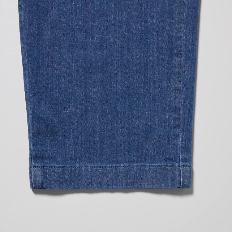 Uniqlo Bavlnene Denim Relaxed Fit Ankle Length Nohavice Panske Modre | FPXUHJ-740