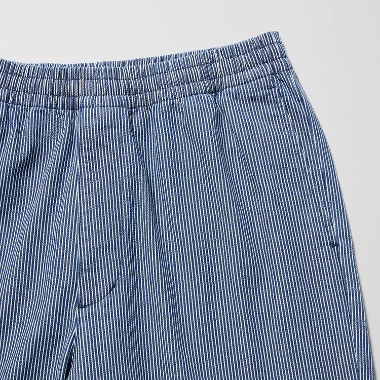 Uniqlo Bavlnene Hickory Pruhované Relaxed Fit Ankle Length Loungewear Panske Modre | KNUSYP-374