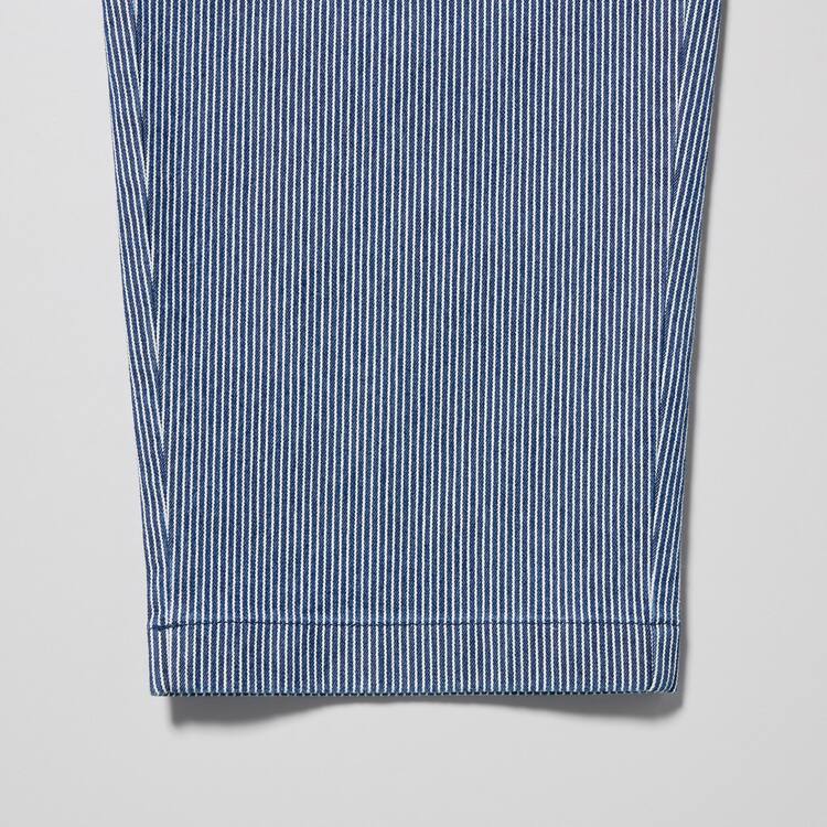 Uniqlo Bavlnene Hickory Pruhované Relaxed Fit Ankle Length Loungewear Panske Modre | KNUSYP-374