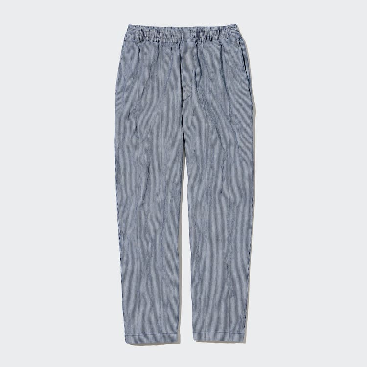 Uniqlo Bavlnene Hickory Relaxed Fit Ankle Length Nohavice Panske Modre | IHAZLX-769