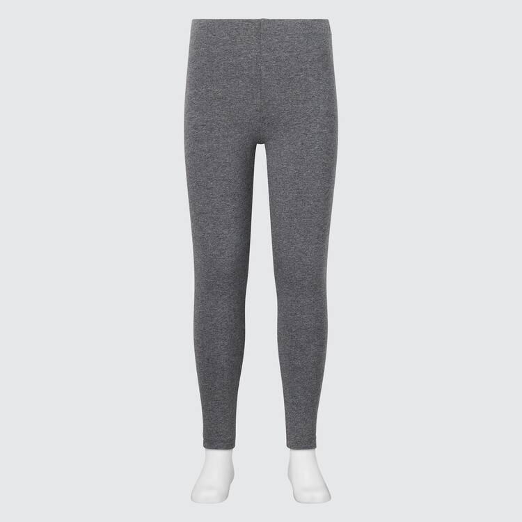 Uniqlo Bavlnene Leginy Detske Tmavo Siva | OLPTRF-508