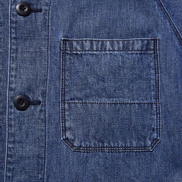 Uniqlo Bavlnene Linen Blend Utility Overshirt Panske Modre | CZBGIE-016