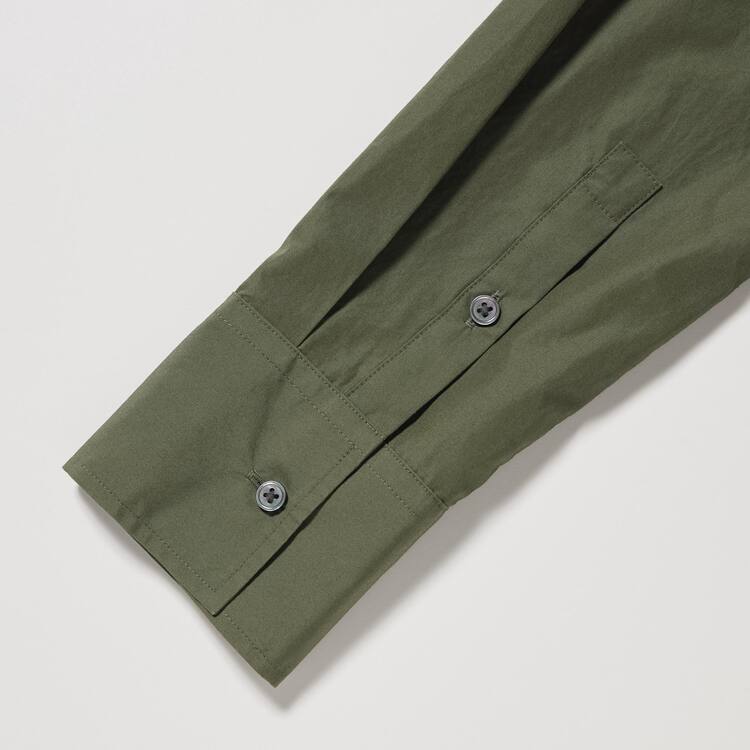 Uniqlo Bavlnene Long Sleeved Saty Damske Zelene | LYDZMB-502