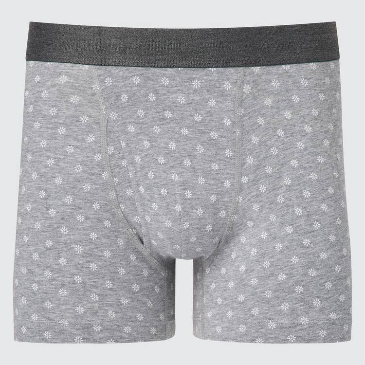 Uniqlo Bavlnene Printed Boxer Spodne Pradlo Panske Siva | FJKLSE-724