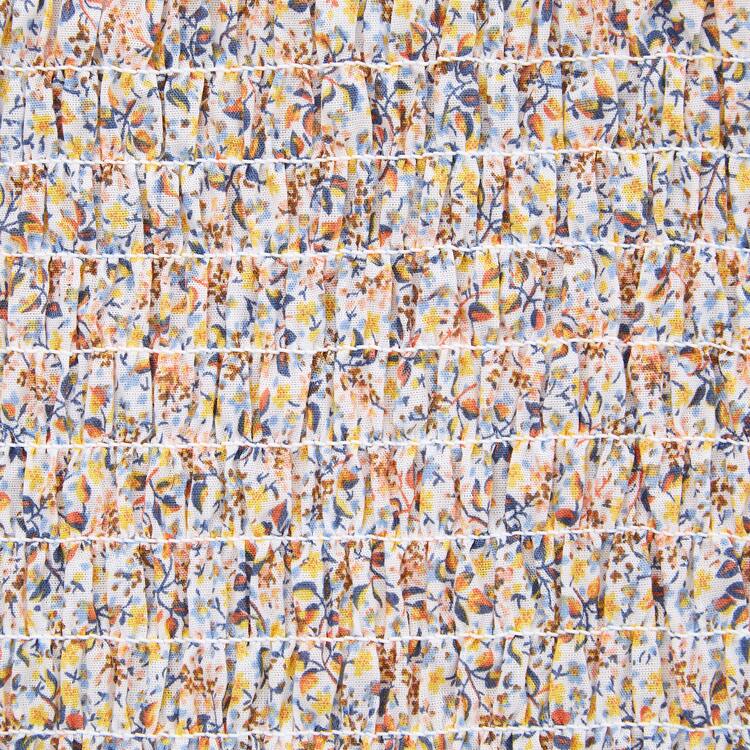 Uniqlo Bavlnene Printed Gathered Bez Rukavov Blúzky Damske Biele | LXUMSF-025