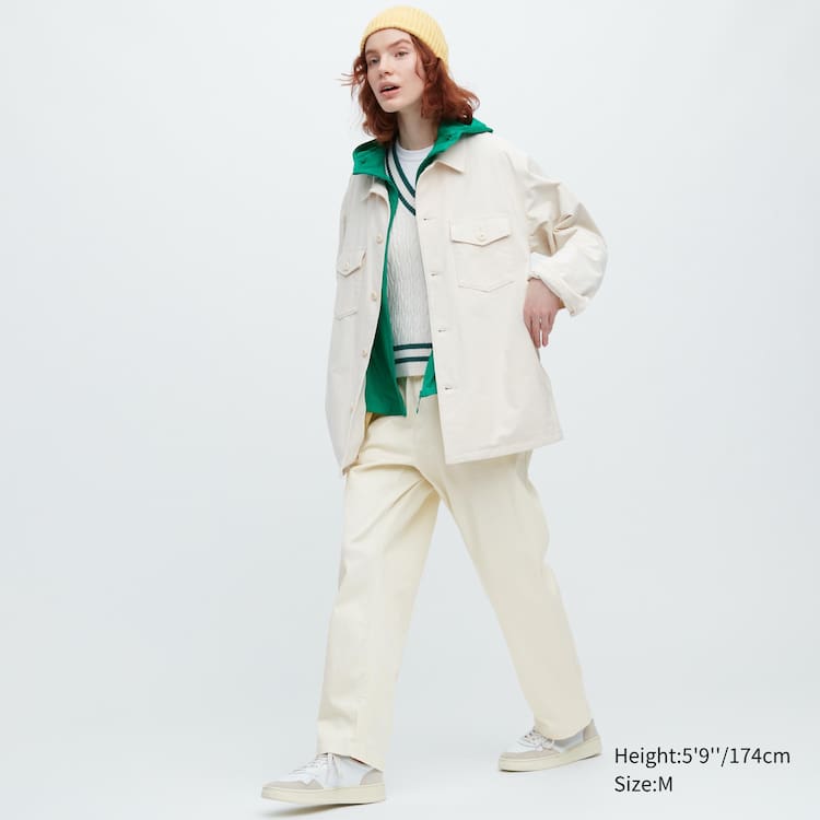 Uniqlo Bavlnene Relaxed Fit Ankle Length Loungewear Panske Biele | RNCBPL-145