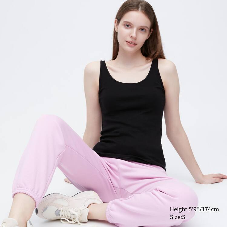 Uniqlo Bavlnene Topy Damske Čierne | RCKVGP-435