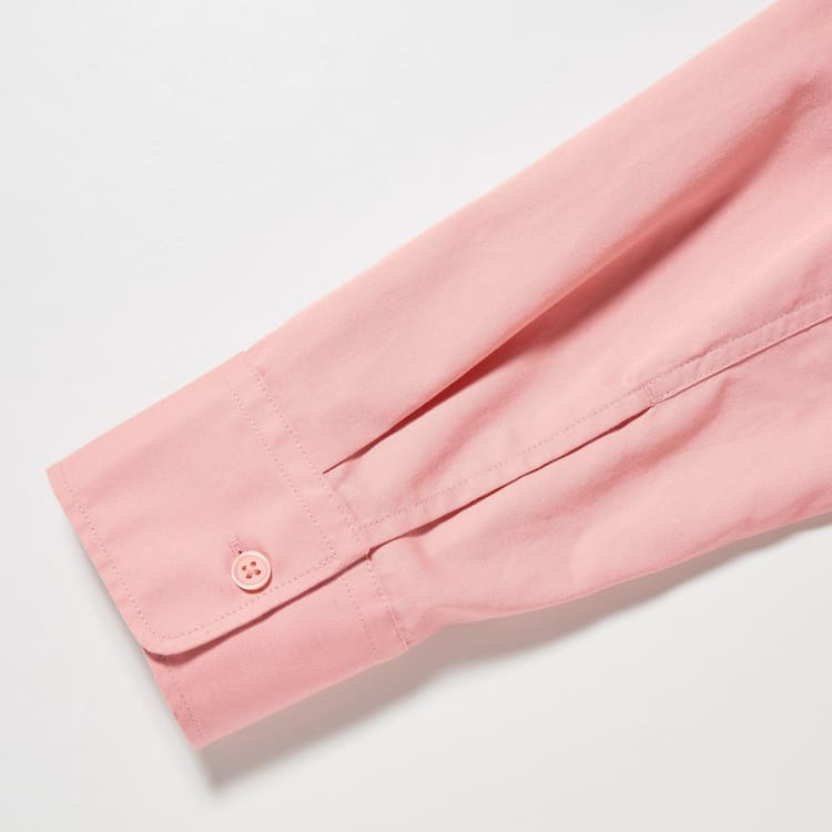 Uniqlo Bavlnene Twill Oversized Long Sleeved Kosele Damske Ruzove | LAEZIW-178