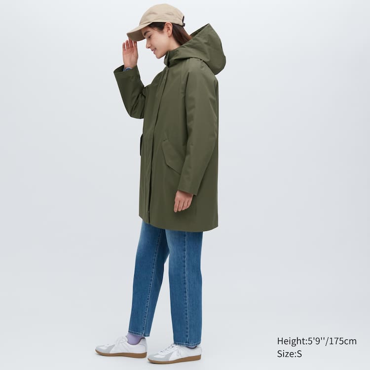 Uniqlo Blocktech Half Kabáty Damske Olivovo Zelená | QIGETM-876