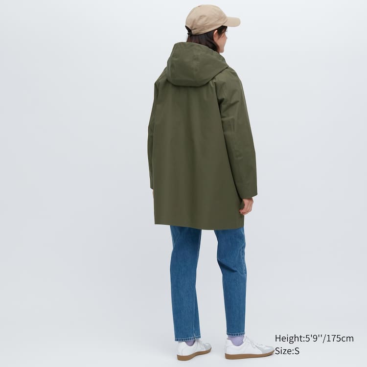 Uniqlo Blocktech Half Kabáty Damske Olivovo Zelená | QIGETM-876