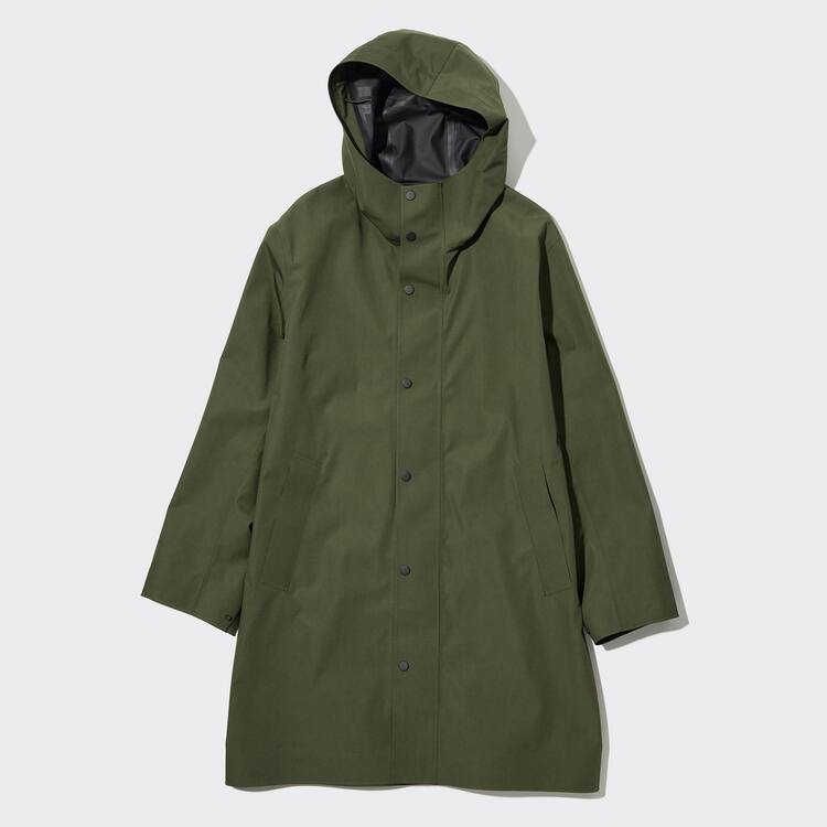Uniqlo Blocktech Kabáty Panske Olivovo Zelená | PSUXZM-347