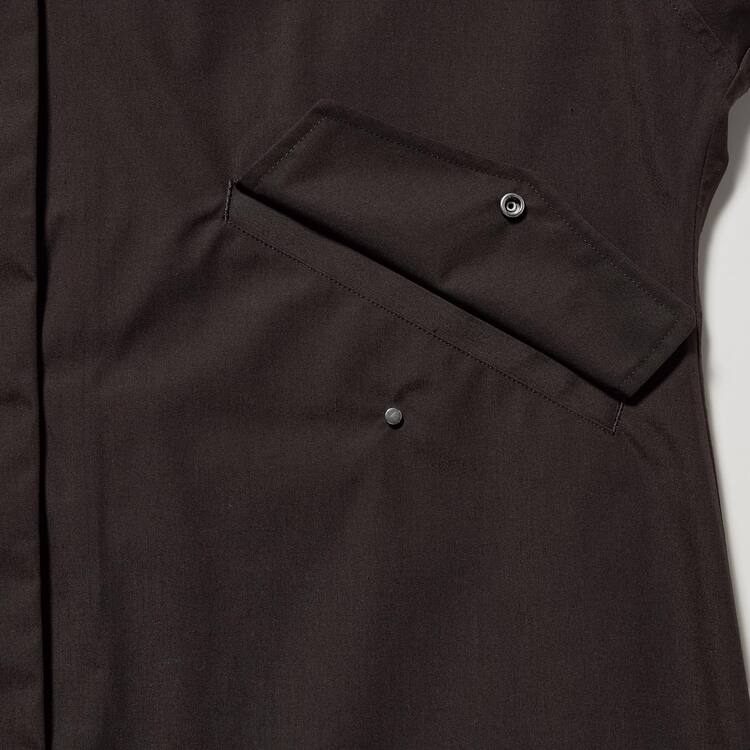 Uniqlo Blocktech Relaxed Half Kabáty Damske Čierne | EQPNDW-314