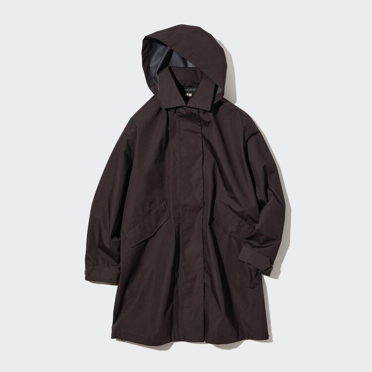 Uniqlo Blocktech Relaxed Half Kabáty Damske Čierne | EQPNDW-314