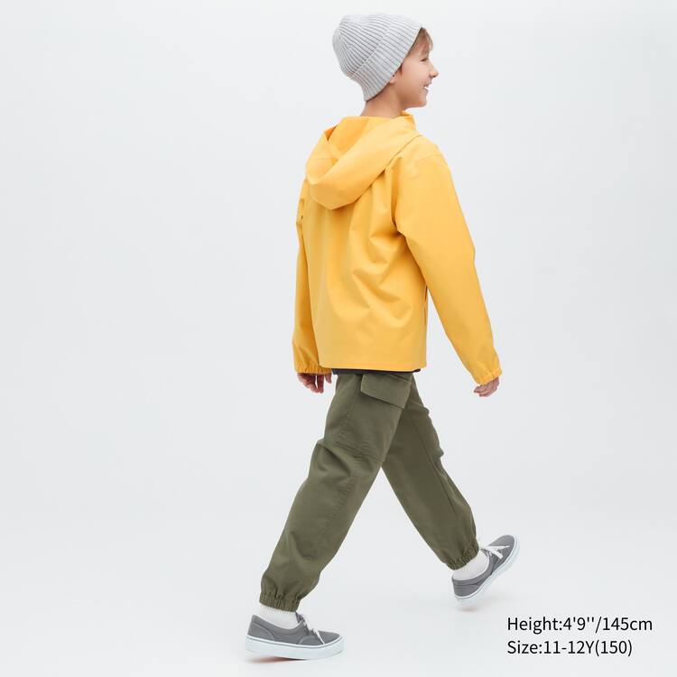 Uniqlo Blocktech S Kapucňou Parka Detske Žlté | XTSPRN-625