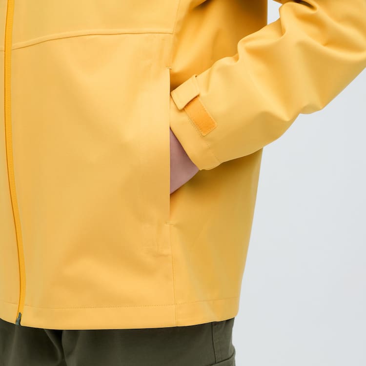 Uniqlo Blocktech S Kapucňou Parka Detske Žlté | XTSPRN-625
