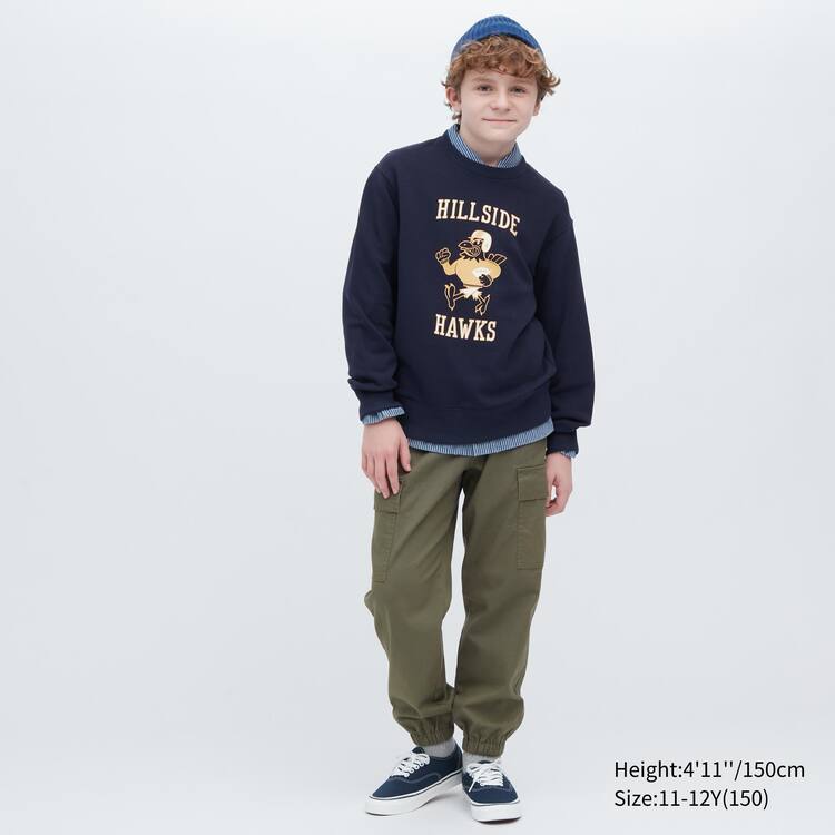 Uniqlo Cargo Jogger Jogger Nohavice Detske Olivovo Zelená | DTIMZR-258