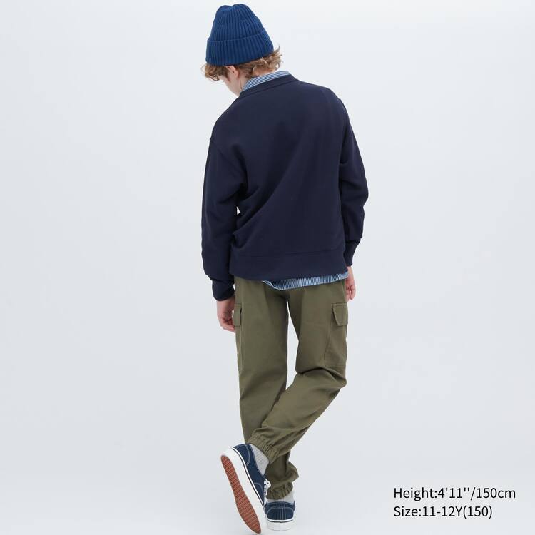 Uniqlo Cargo Jogger Jogger Nohavice Detske Olivovo Zelená | DTIMZR-258