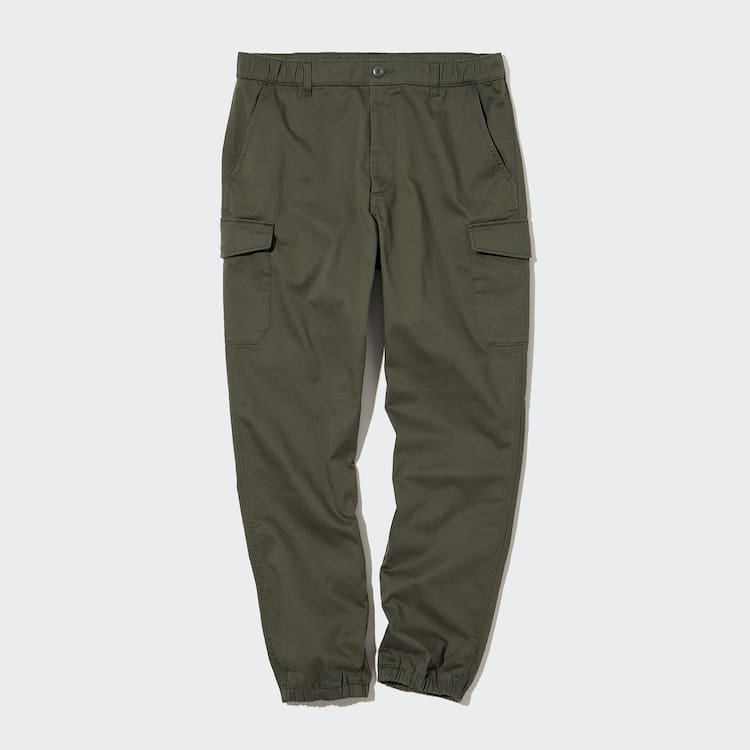 Uniqlo Cargo Jogger Nohavice Panske Olivovo Zelená | NPJQTI-483