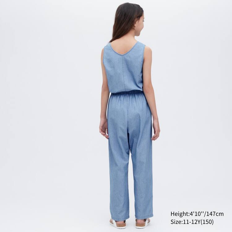 Uniqlo Chambray Kombinéza Detske Modre | SNYXQZ-382