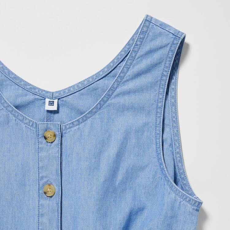 Uniqlo Chambray Kombinéza Detske Modre | SNYXQZ-382
