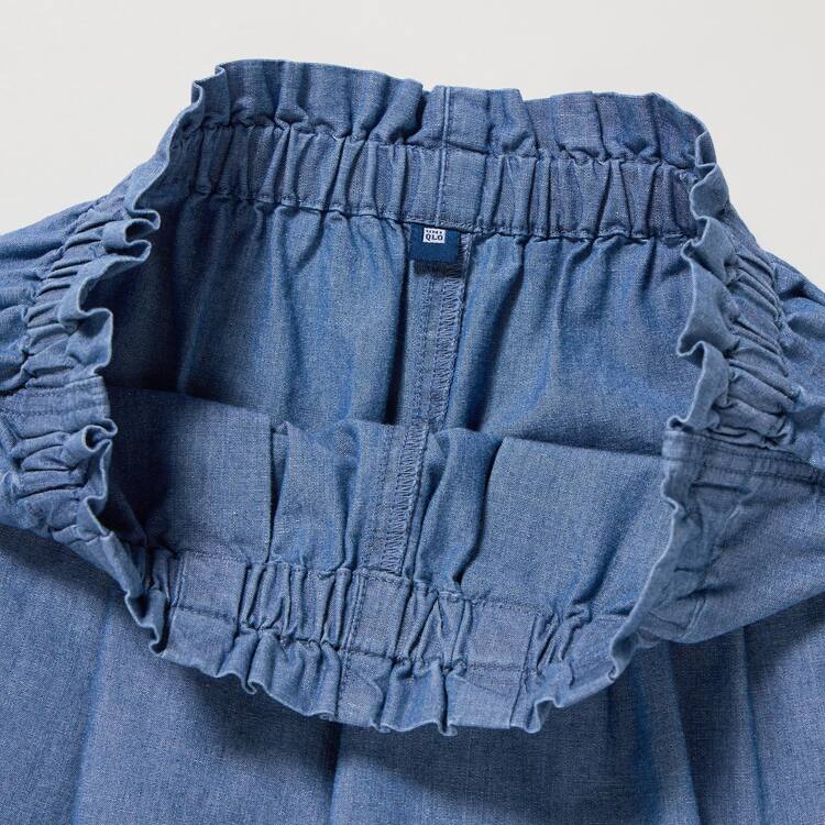 Uniqlo Chambray Sortky Detske Modre | EFVGLJ-145
