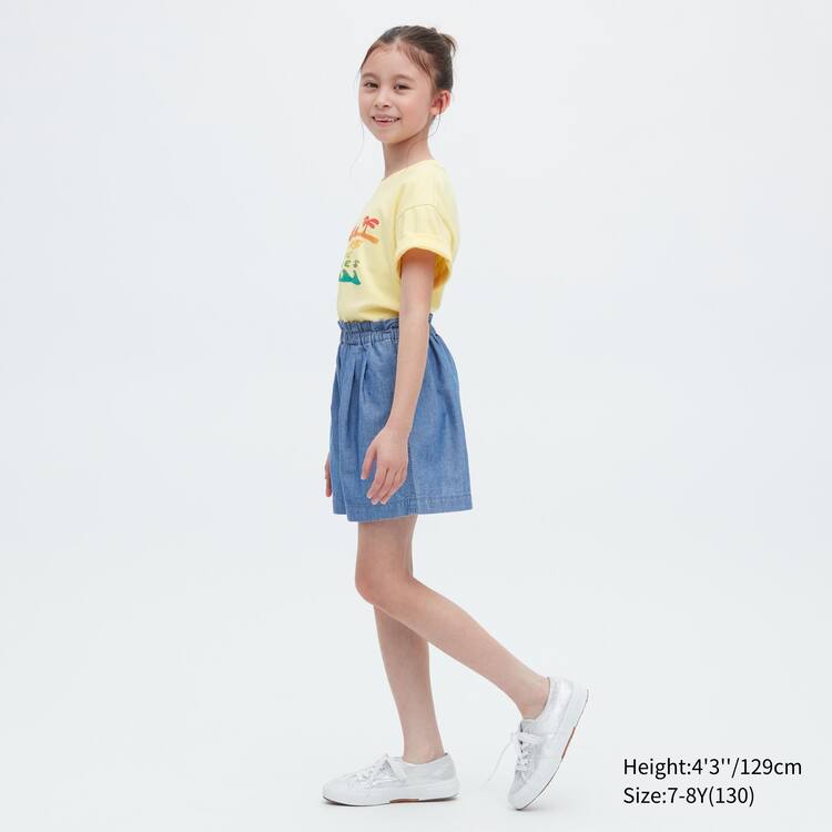Uniqlo Chambray Sortky Detske Modre | EFVGLJ-145