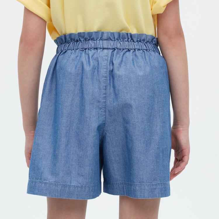 Uniqlo Chambray Sortky Detske Modre | EFVGLJ-145